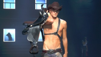 Noir cowboy: Philipp Plein collection F/W 2014/2015