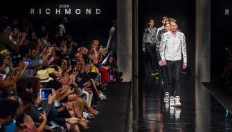 Rude and irreverent the man of John Richmond collection SS 2015